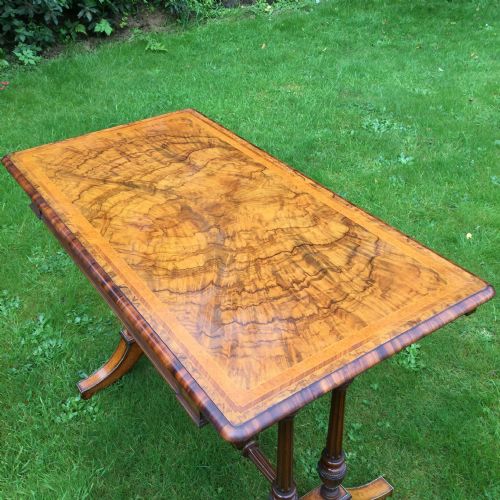 WALNUT CARD TABLE - ADDITIONAL PHOTO 1