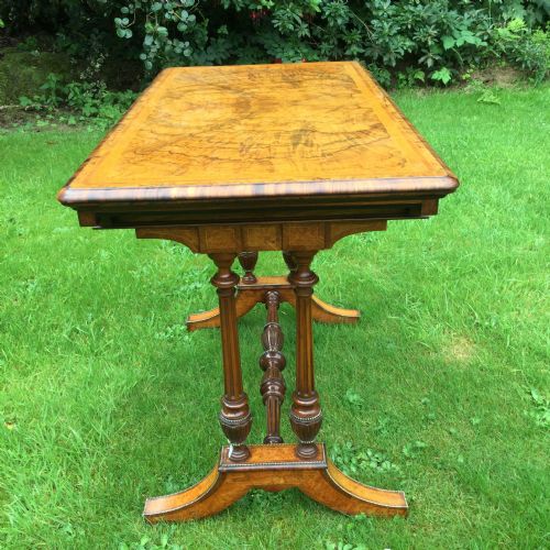 WALNUT CARD TABLE - ADDITIONAL PHOTO 2