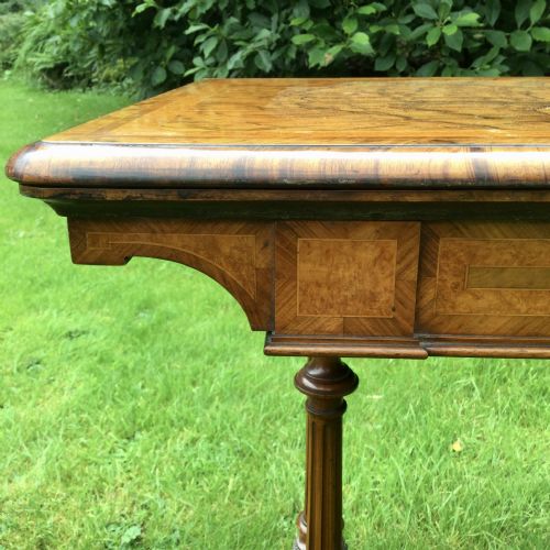 WALNUT CARD TABLE - ADDITIONAL PHOTO 4