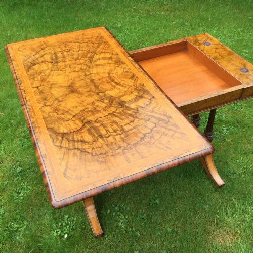 WALNUT CARD TABLE - ADDITIONAL PHOTO 5