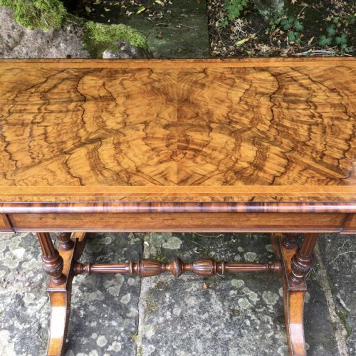 WALNUT CARD TABLE - ADDITIONAL PHOTO 10