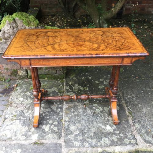 WALNUT CARD TABLE - ADDITIONAL PHOTO 11