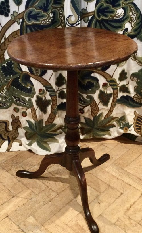Oak Tripod Table