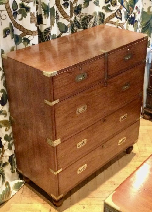 MILITARYCAMPAIGN CHEST OF DRAWERS - ADDITIONAL PHOTO 3