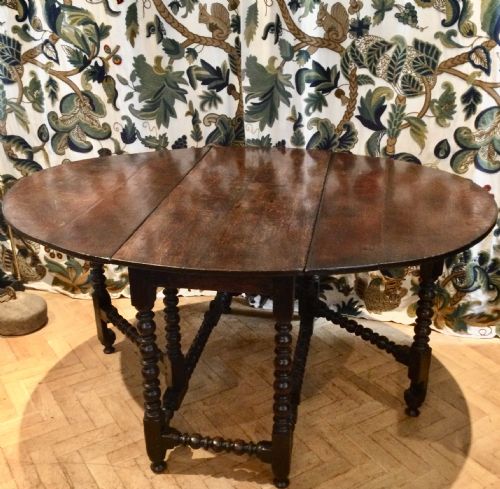 OAK GATELEG TABLE - ADDITIONAL PHOTO 1