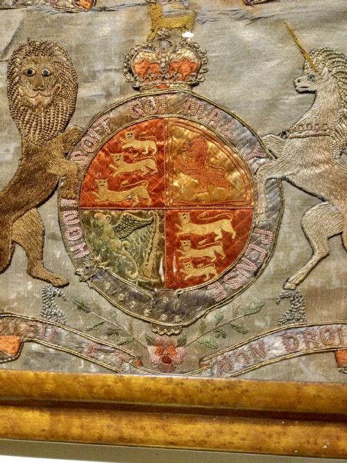 NEEDLEWORK COMMEMORATIVE ROYAL ARTILLERY SILK WORK - ADDITIONAL PHOTO 2
