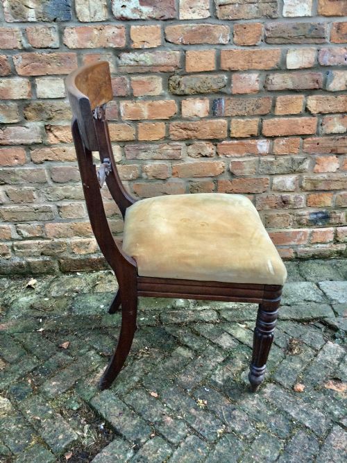 A SET OF 6 MAHOGANY DINING CHAIRS - ADDITIONAL PHOTO 6