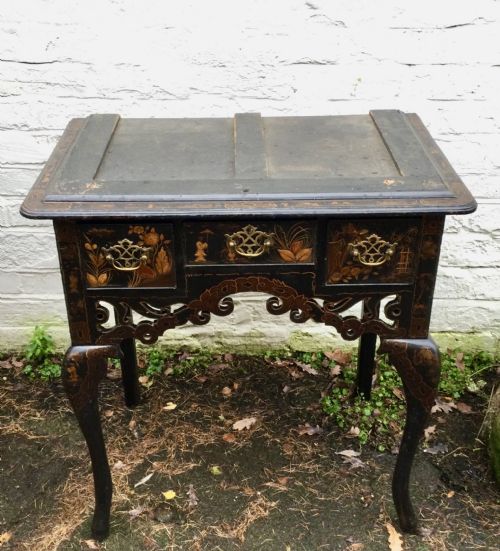 CHINOISERIE LACQUER CABINET ON STAND - ADDITIONAL PHOTO 8