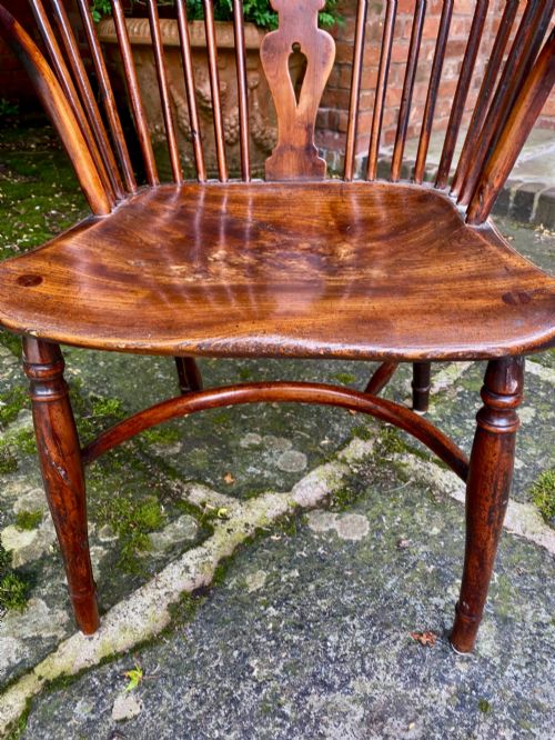 YEW WOOD WINDSOR CHAIR - ADDITIONAL PHOTO 4