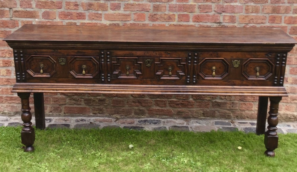 Oak dresser base