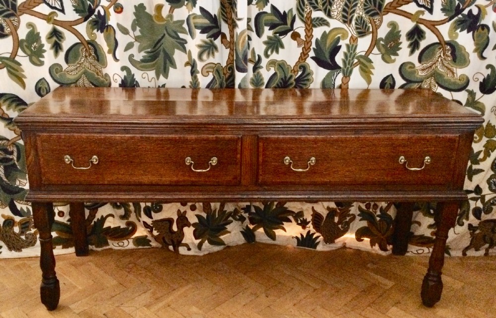 Oak dresser base