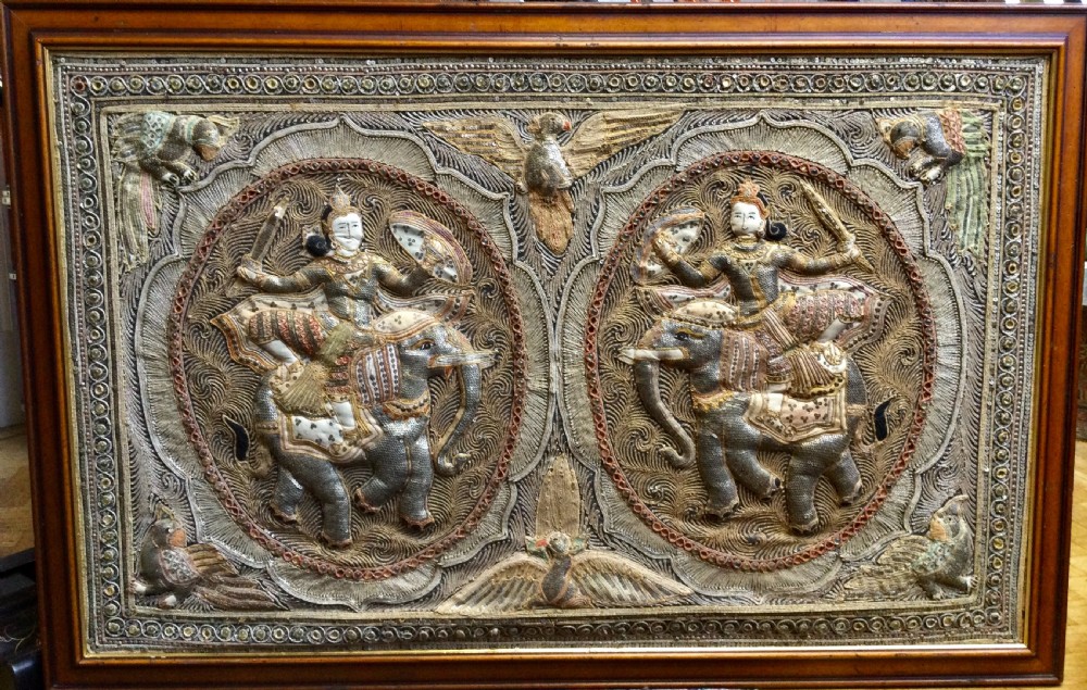 Burmese textile View VIII