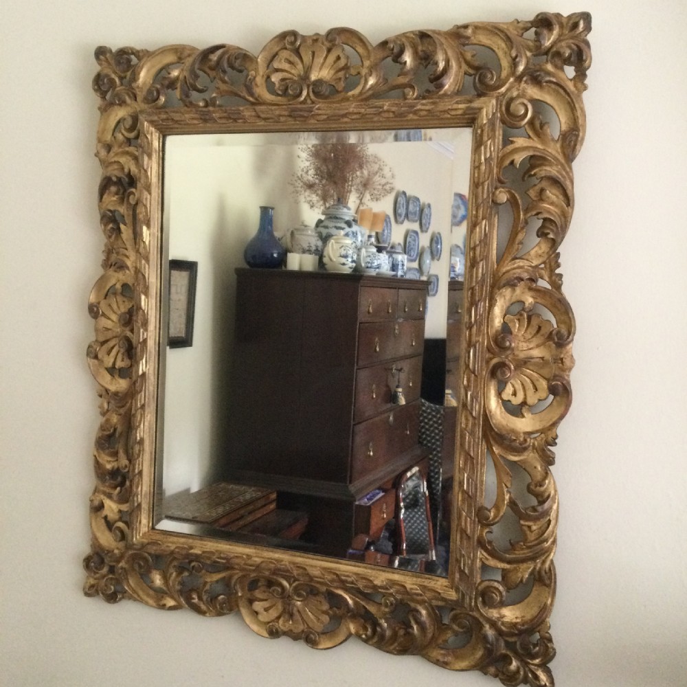 A 19th century gilt mirror