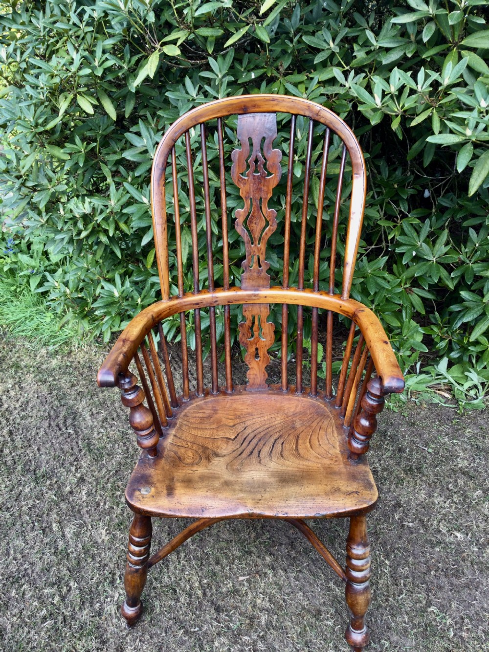 Yew wood Windsor chair
