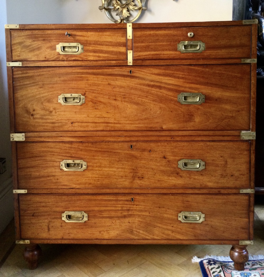 Campaign military chest of drawers