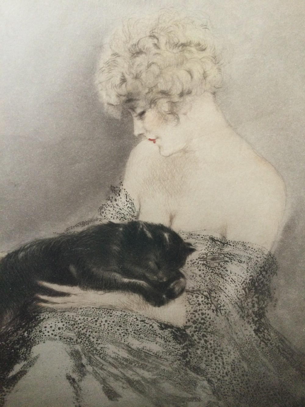 Louis Icart etching