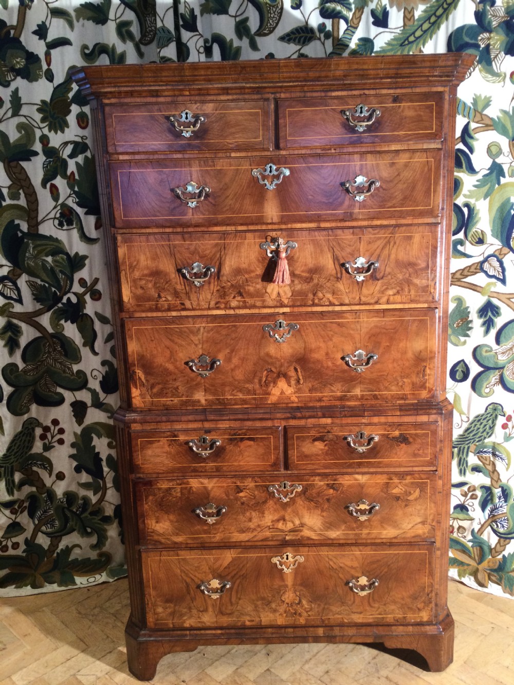 Chest on chest tallboy  View II