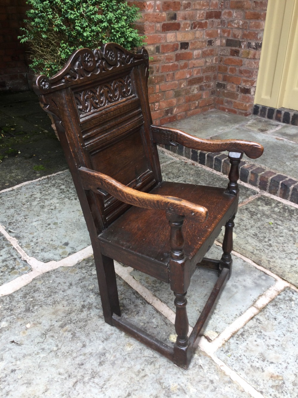 17th century oak wainscot chair View III