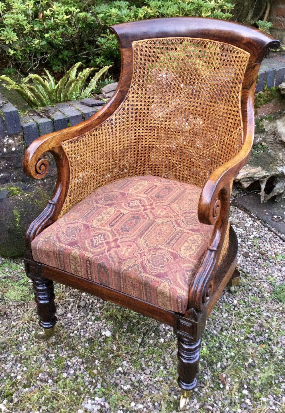 Bergere library chair