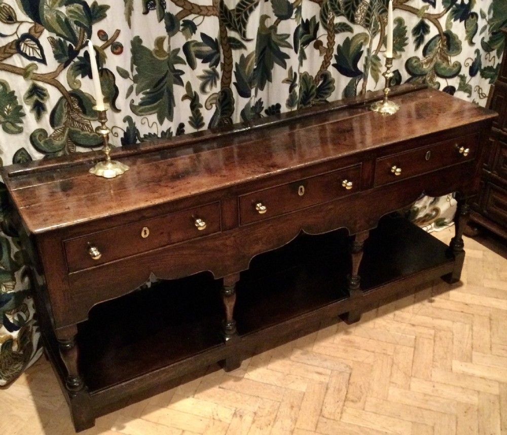 Oak dresser base