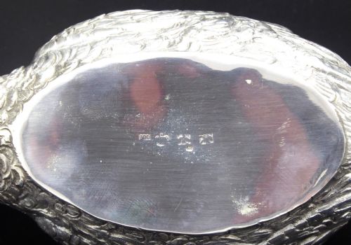 LARGE STUNNING SILVER SWAN CENTER PIECE - ADDITIONAL PHOTO 11