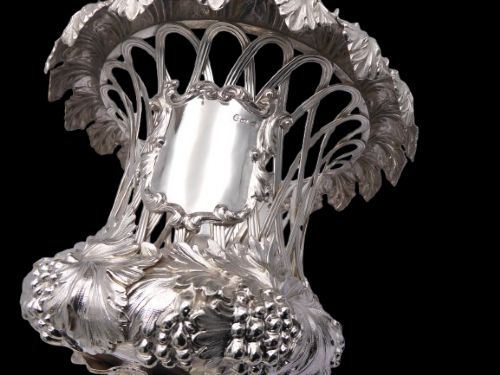 SOLID SILVER VICTORIAN WINE COOLER 1839 - ADDITIONAL PHOTO 11