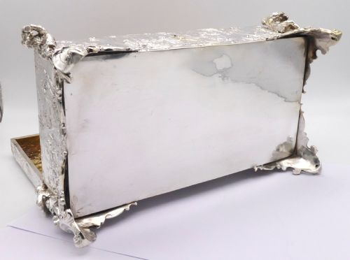 RARE SILVER FIGURAL CASKET - ADDITIONAL PHOTO 9