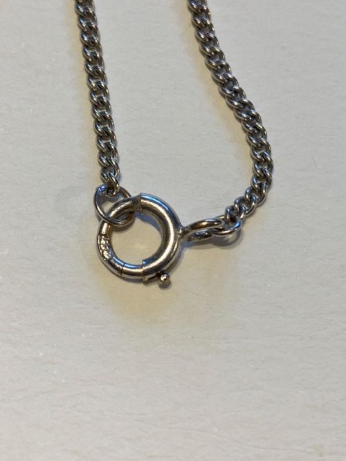 AQUAMARINE AND DIAMOND ART DECO PENDANT - ADDITIONAL PHOTO 5