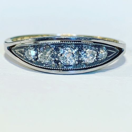 edwardian old cut diamond engagement ring - CATEGORY: ANTIQUE JEWELLERY - DATED EDWARDIAN
