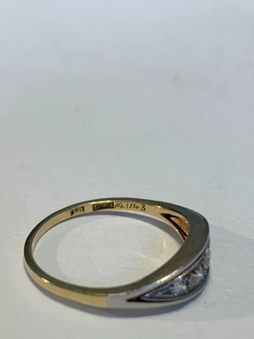 EDWARDIAN OLD CUT DIAMOND ENGAGEMENT RING - ADDITIONAL PHOTO 2