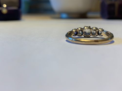 VICTORIAN DIAMOND 125CT RING - ADDITIONAL PHOTO 7