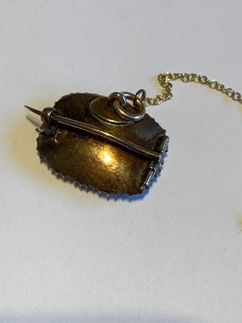 GEORGIAN IMPERIAL TOPAZ BROOCH - ADDITIONAL PHOTO 4