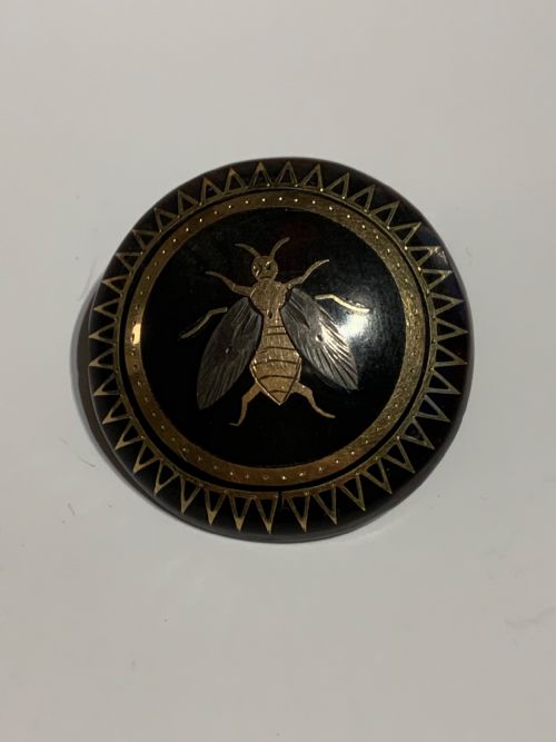 antique tortoiseshell brooch - CATEGORY: ANTIQUE JEWELLERY - DATED VICTORIAN