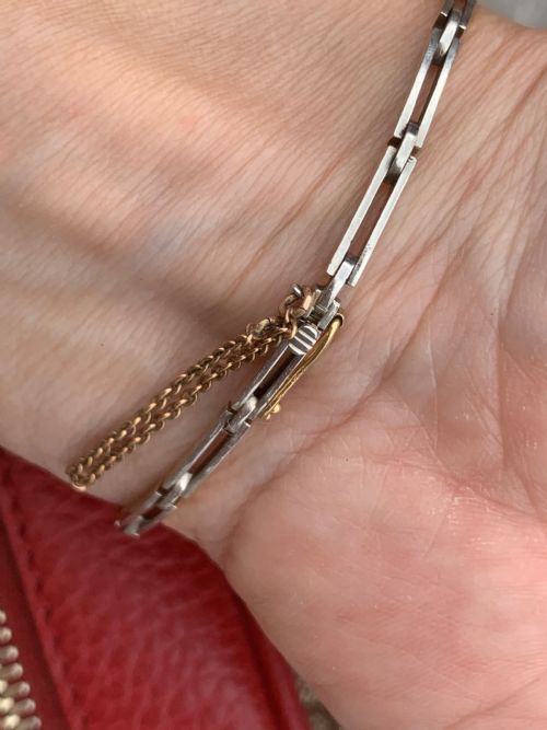 ART DECO DIAMOND BRACELET - ADDITIONAL PHOTO 4