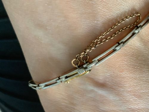 ART DECO DIAMOND BRACELET - ADDITIONAL PHOTO 8