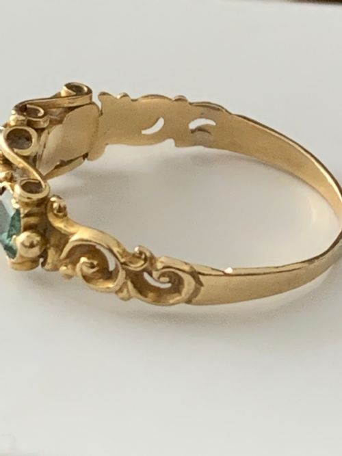 GEORGIAN EMERALD AND RUBY RING - ADDITIONAL PHOTO 7