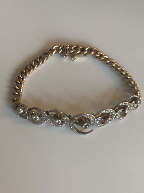 victorian diamond bracelet - CATEGORY: ANTIQUE JEWELLERY - DATED VICTORIAN