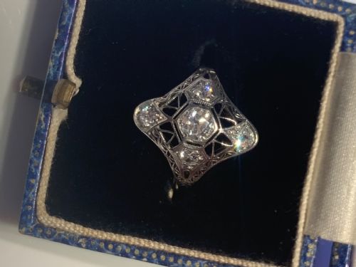 ANTIQUE PANEL RING - ADDITIONAL PHOTO 4