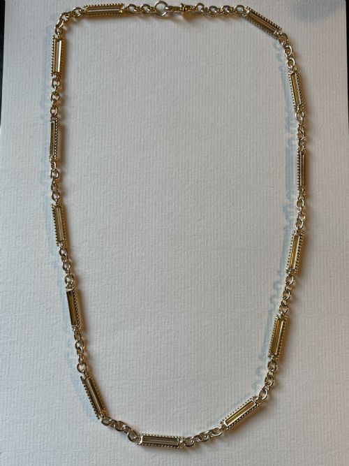 15CT GOLD EDWARDIAN WATCH CHAIN - ADDITIONAL PHOTO 13