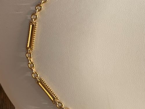 15CT GOLD EDWARDIAN WATCH CHAIN - ADDITIONAL PHOTO 5