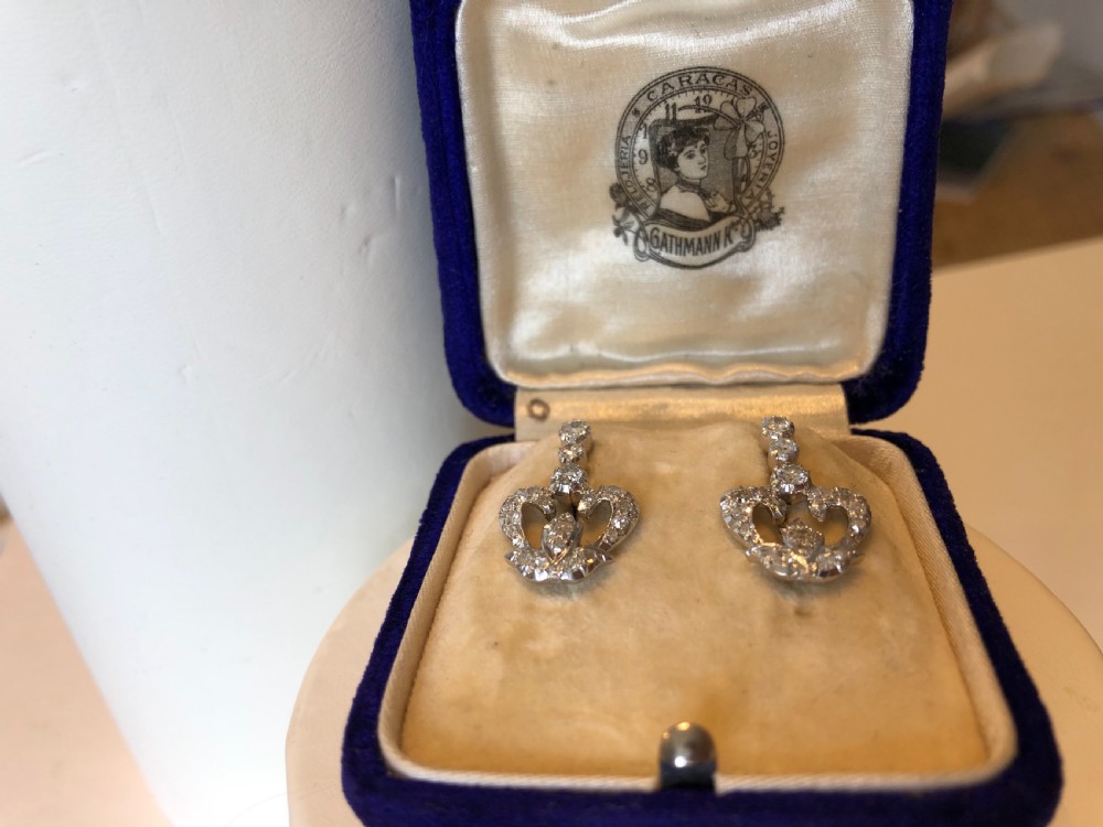 Victorian Diamond Earrings