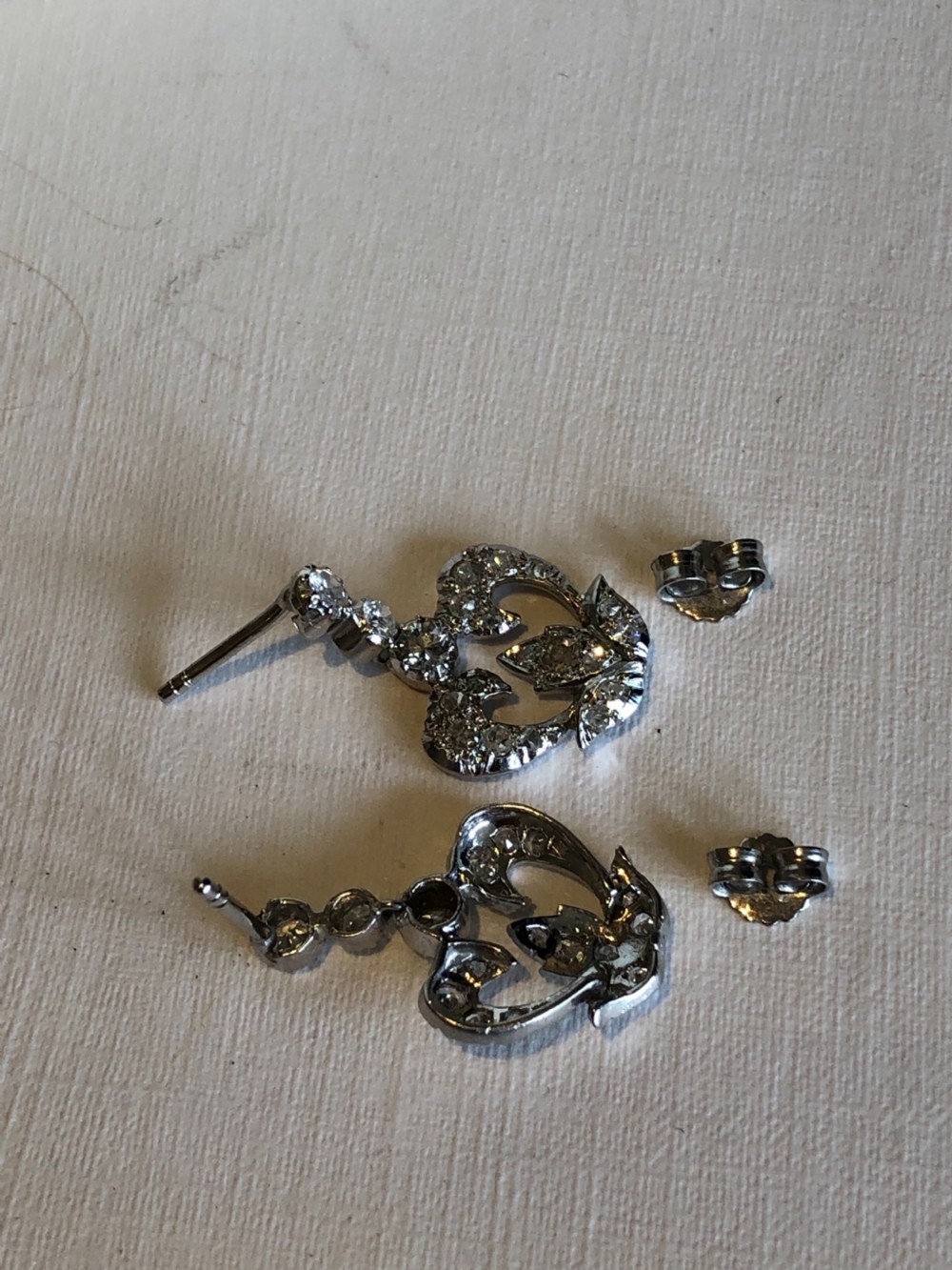 Victorian Diamond Earrings View IV