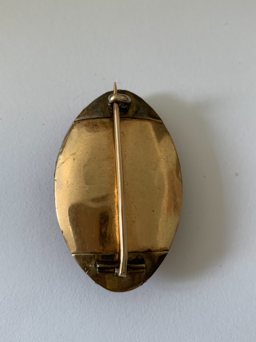 A Georgian Hair-work Mourning Brooch  View II
