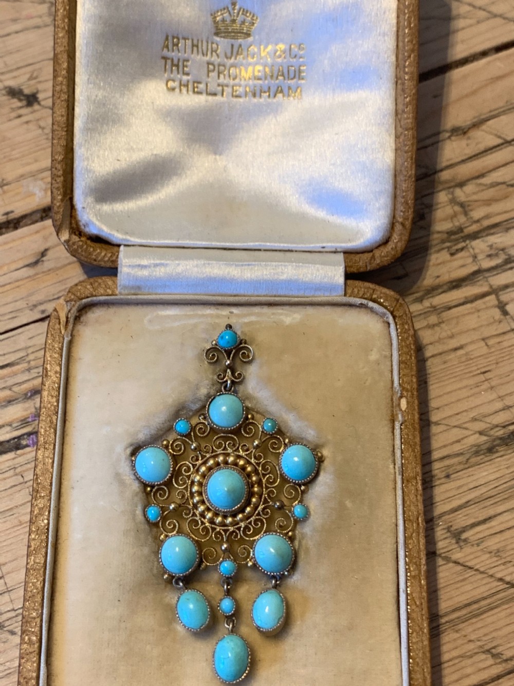 Edwardian Turquoise Pendant 