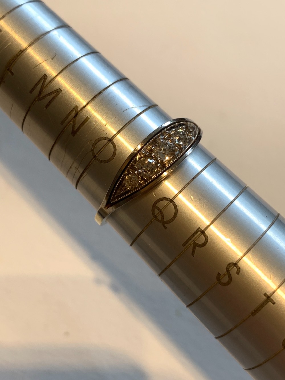 Edwardian Old Cut Diamond Engagement Ring  View VI