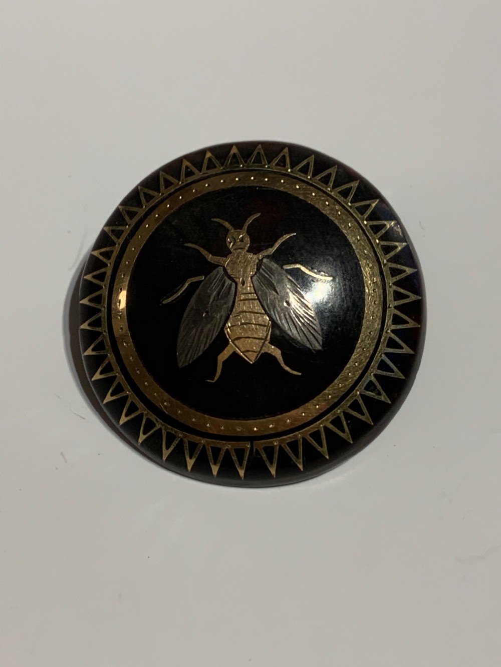 Antique Tortoiseshell Brooch