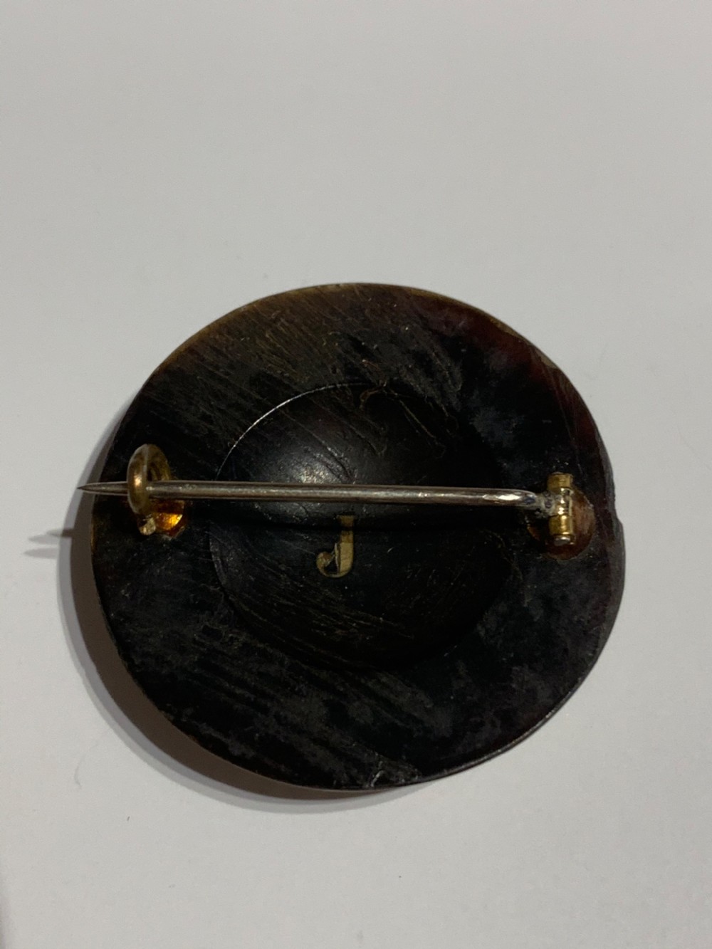 Antique Tortoiseshell Brooch View II