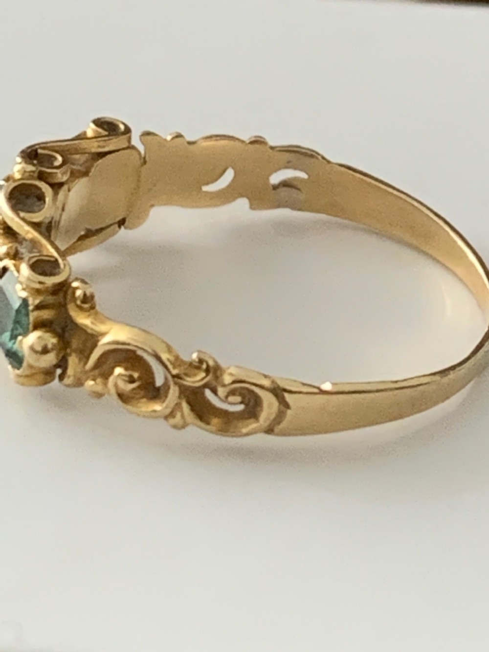 Georgian Emerald and Ruby Ring View VIII