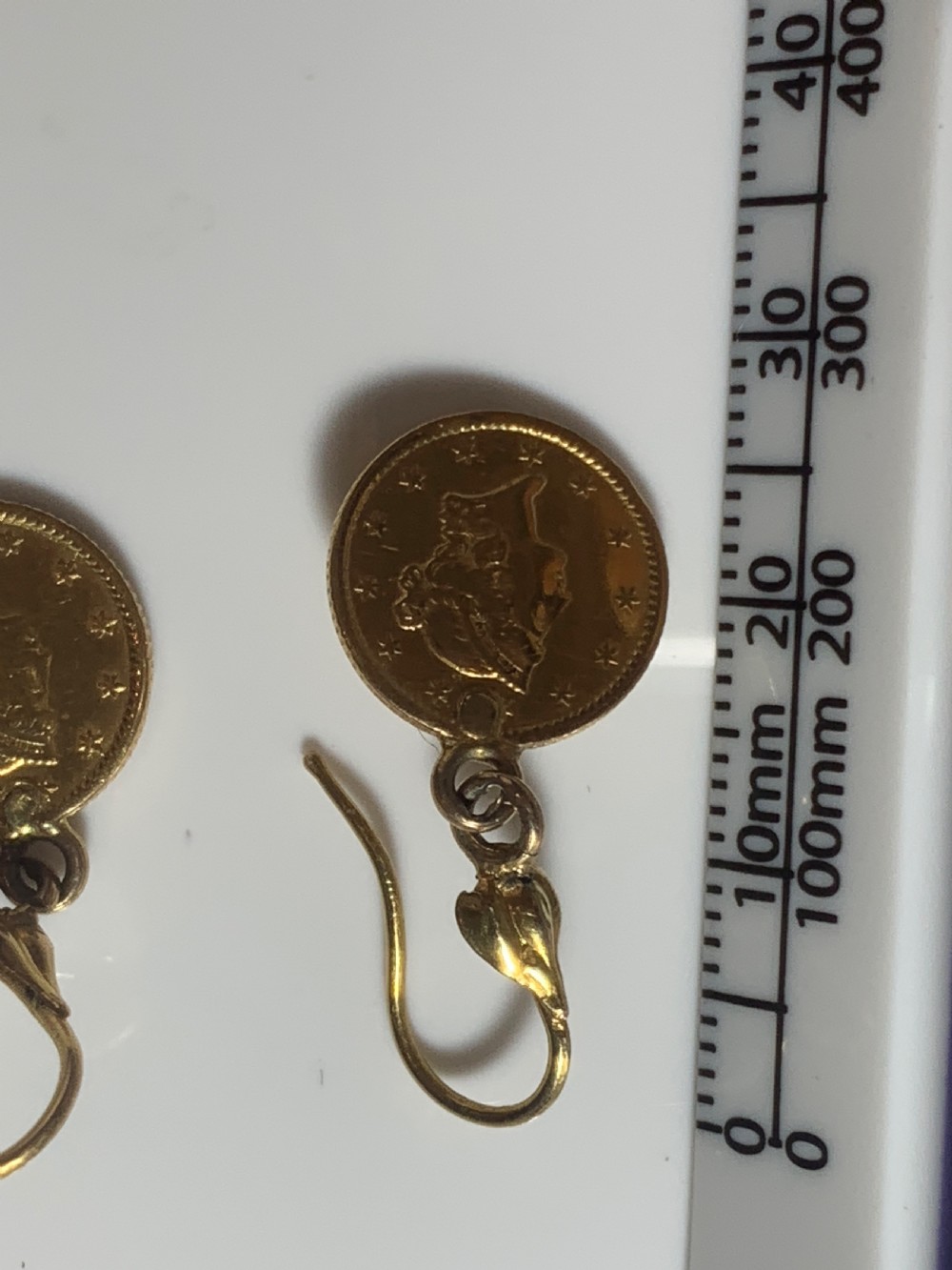 Art Deco 9ct Gold Onyx Cufflinks View VII