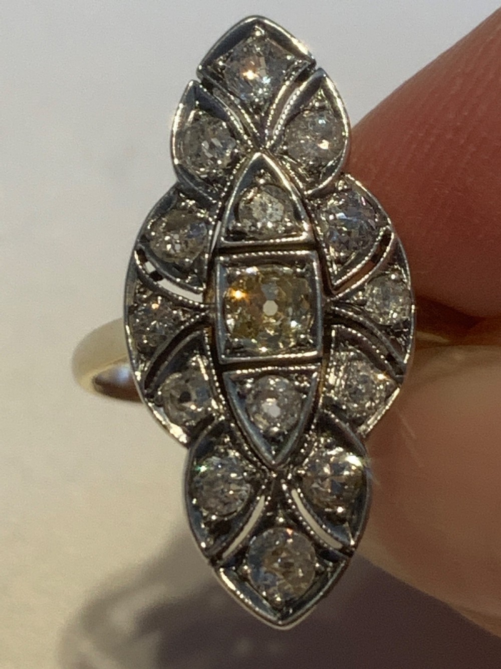 Antique Old Cut Diamond Ring